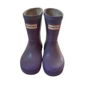 Hunter Boots Purple Toddler Rain Boot *READ*